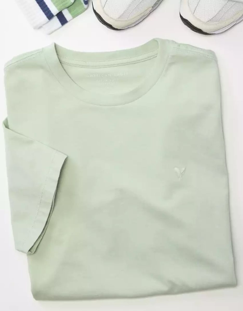 T Shirts American Eagle AE Super Soft Legend Menthe Homme | HTB-79773640